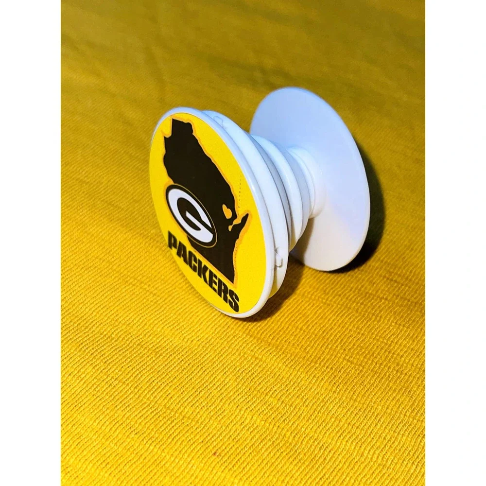 Green Bay Football Pop Up Phone Accessory With Super Strong Glue